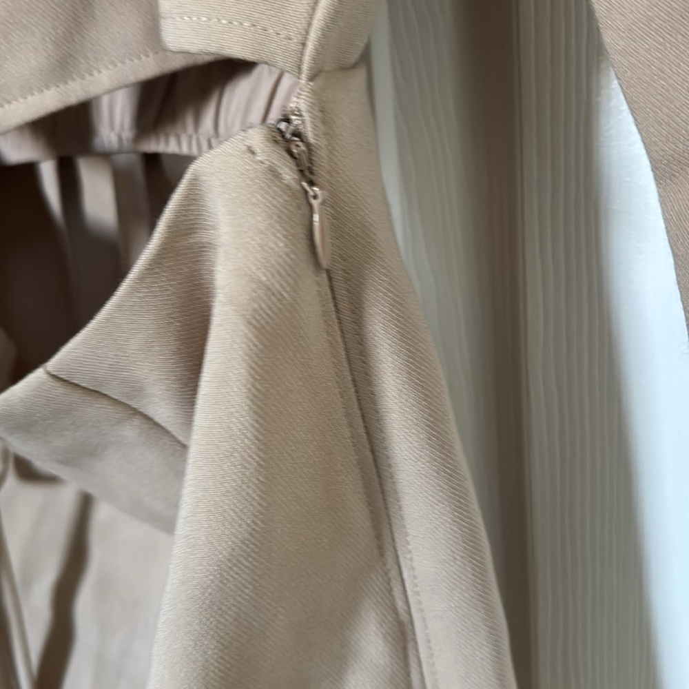 Abercrombie & Fitch Tan Blazer Lightweight Suit Jacket xxsp - Picture 3 of 4